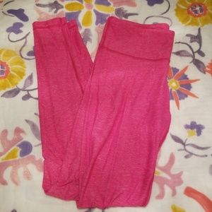 EUC PINK LULULEMON LEGGINGS size 8